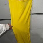 Dave and Johnny  Yellow Backless Dress with Embellishments Photo 1