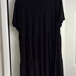 Nicole Miller boho Dress Black Boxy Short Sleeve size 2x Photo 0
