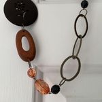 Super Cute Boho Adjustable Necklace Brown Photo 7