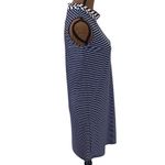 Jude Connally Chelsea striped shift dress with contrast Mockneck collar size XS Photo 2