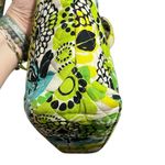 Vera Bradley  Floral Tote Bag - Green, Blue, Black - Retired Pattern Limes Up Photo 8