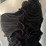 ENTRY  Black One-Shoulder Blouse Photo 7