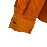 River Island Orange Button Front Tie Waist Blouse Size 12P UK / 8P US New Photo 1