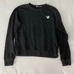 H&M Black Mickey Mouse Crewneck Sweatshirt Photo 2