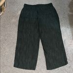 Athleta  Retreat Linen‎ High Rise Wide Leg Pant Raining Aspen Olive Large Petite Photo 6
