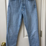 AGOLDE Los Angeles Denim Jeans Womens Size 25 Light Wash High Rise Button Fly Photo 0