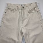 AGOLDE Remy High Rise Straight Jeans Cream Off White Denim 29” Inseam Size 25 Photo 3