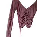 Forever 21  Women’s Long Sleeve Blouse SzS Photo 2