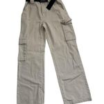 Aritzia TNA Belted Cargo Pants in Beige Khaki | XS Photo 1