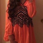 Gianni Bini coral long sleeve dress Photo 2