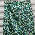 Elie Tahari Skirt Womens Size Extra Small XS Green Silk Office Straight Pencil Photo 2