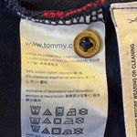 Tommy Hilfiger colorblock polo shirt navy red white women's medium Photo 4