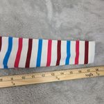 Spanx  Swim Shirt Rash Guard‎ Ocean Stripe Hibiscus Crew Neck Long Sleeve Medium Photo 6