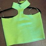 Miss Love Green Halter Top Photo 0