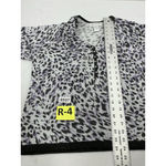 Cathy Daniels Womans Cathy Daniel’s Animal Print Pullover Sweater XL Multicolor Studs Photo 5