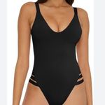Becca  Women's Standard Color Prism High Leg One Piece Swimsuit-Scoop Neck L Photo 0
