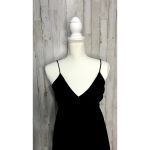 Lulus Women's XS Black Backless Lace-Up Maxi Dress Formal Sleeveless Photo 2