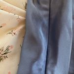 ZARA blue satin top Photo 4