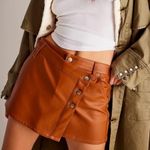 Free People  We The Free Wynne vegan Caramel Cafe  skirt size 26 NWOT Photo 4