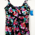 Croft & Barrow  Mesh Twist Flyaway Tankini Top‎ Sz S Photo 0