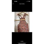 Floral denim overall dress Pink Size M Photo 8