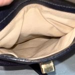 Alexis Hudson Navy Blue Leather Grand Bastille Bag Purse Photo 7