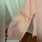 Spartina 449 Shirt Womens small Pink Pullover Linen Floral Embroidered Boho Photo 2