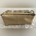 Bottega Veneta Bottega Veneta Fold Over Woven Leather With Python Shoulder Bag Handbag Photo 3