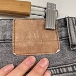 ZARA  Straight Leg Grey Gray High Rise Womens Jeans 8 Zip Fly Casual Fall Denim Photo 7