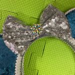 Disney ’s Frozen Themed Minnie Ears with silver sequined bow Photo 1
