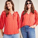 Anthropologie Maeve Jacquin Peasant Blouse Photo 1