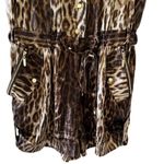 Cache Silk Leopard Animal Print Romper SZ S #2106 Photo 3