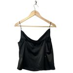 Kimchi Blue Urban Outfitters  black satin spaghetti strap‎ slip tank Medium Photo 1