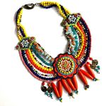 BIMBA Y LOLA colorful beaded statement necklace Photo 1