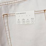 We Wore What  White Jeans Size 26 NWT Distressed White Denim Photo 6