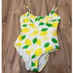 Kate Spade  NWT Yellow Lemon One Piece Swimwear Sz M Photo 0