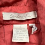 Charlotte Russe  Women's Stretch Red Button-Up Blouse Size S‎ Photo 2