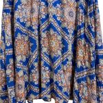 Renee C. Blue Jessica Printed Swing Skirt Sz MP NWT Photo 2