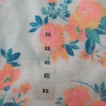 Arizona Jeans Floral Sleeveless Women's Top New Size Xs Womens Orange Teal And Cream Photo 1