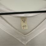 We The Free Free People  White Bubble Tee Top Photo 5