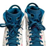 Jordan 6 Retro White Laser Fuchsia Green Abyss EUC Photo 7