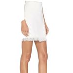 Lucy Paris White Fringe Wrap Mini Skirt – Size M (NWT) Photo 5