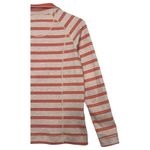 Tommy Bahama Pullover Top Womens Medium Orange Stripe Reversible Half Zip Preppy Photo 11