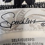 Speechless  Y2K Sundress Juniors Size 9‎ Black White Floral Print Halter  Cotton Photo 10