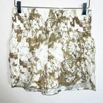 Halara  Tie Dye Green And White High Waisted Lined Shorts NEW Photo 2