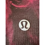 Lululemon In The Flow Crop II Leggings Women's Size 6 Wine Berry Bordeaux Drama Red Photo 4