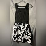 American Living Floral Color Block Fit & Flare V-Back Dress Size 6 Photo 3
