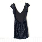 Lovers + Friends  Bahama Mama Black Sequin Scoop Back Mini Dress medium Photo 9