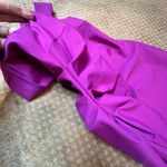 Milly  Ally Fuschia Cady Off shoulder Dress Pink SZ 12 Bodycon Cocktail Formal Photo 5