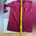 Vintage 90s Chadwick’s Burgundy Dark Red Faux Suede Shacket Button Down Shirt XL Size 14W Photo 7